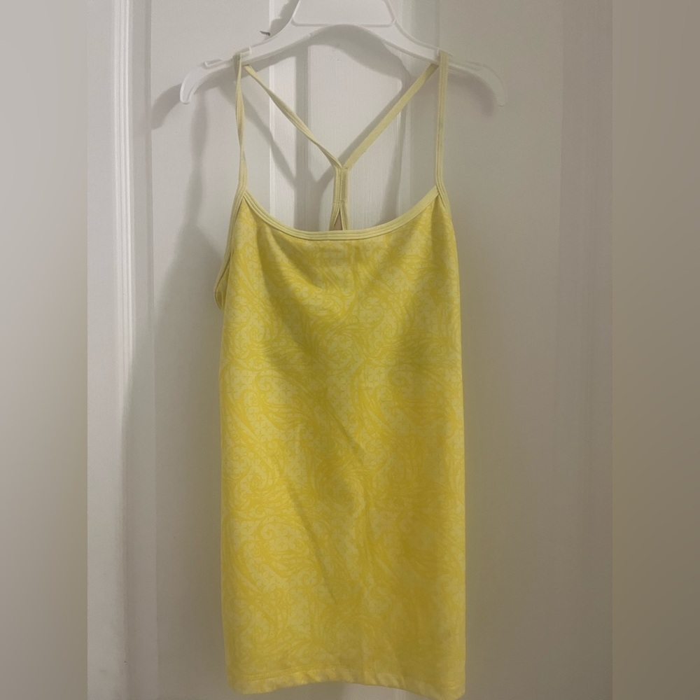 RARE Vintage Lululemon Yellow Women's Tank Top